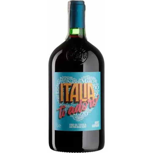 Вино Monte Bernardi Italia Ti Adoro, червоне, сухе, 1л
