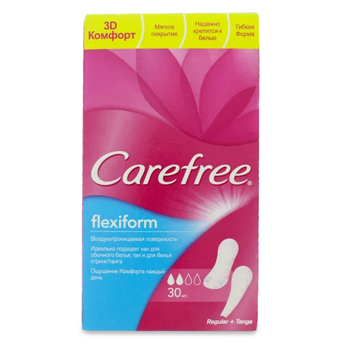 Прокладки Щоденні De Luxe Flexiform Carefree, 30 шт
