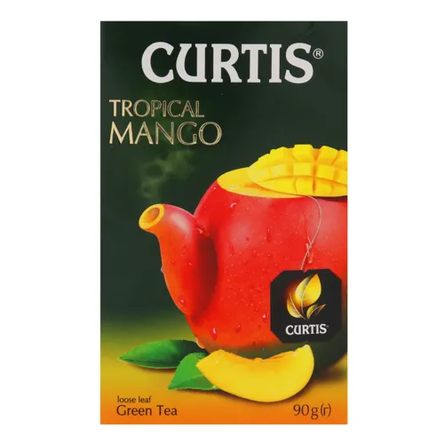 Чай зелений байховий ароматизований Tropical Mango Curtis 90г