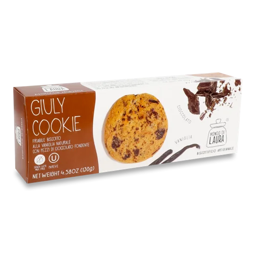 Печиво Mondo Di Laura Giuly Cookie З Шматочками Чорного Шоколаду, 200г