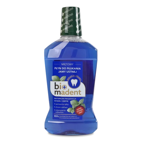 Ополіскувач для порожнини рота з м'ятою Bio Madent, 500 мл