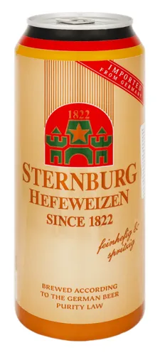 Пиво 0.5л 4.8% пшеничне нефільтроване Hefeweizen Sternburg з/б