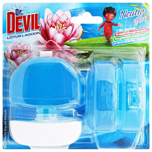 Блок для унітазу Dr.Devil Neutro Effect Lotus Lagoon 55мл х 3шт