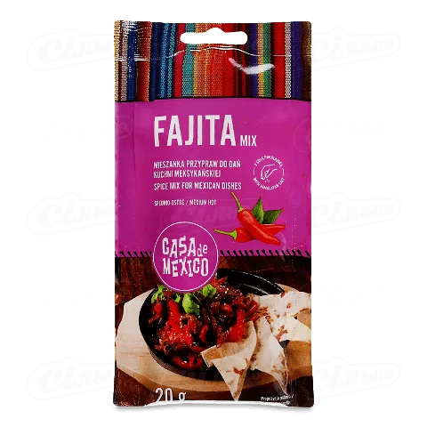 Суміш спецій Casa de Mexico Фахіта, 20г