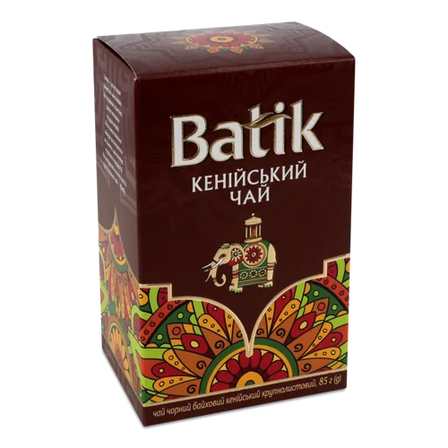 Чай Чорний Баївський Кенійський Крупнолистовий Батік к/у, 85г