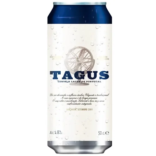 Пиво Tagus світле 4,8% 0,5л