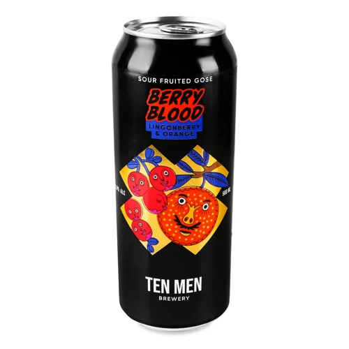 Пиво Ten Men Brewery LingonberryOrange напівтемнне,500мл