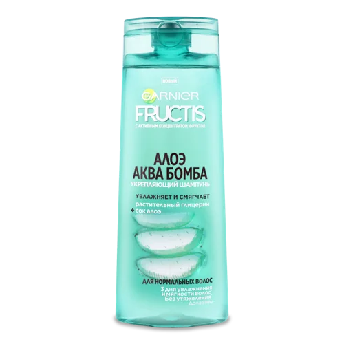 Шампунь Зміцнюючий Алое Аква Бомба Fructis Garnier, 250мл