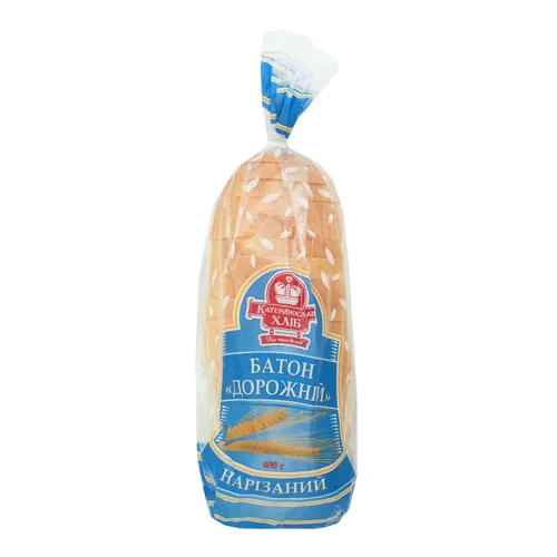 Батон нарізний «Дорожній» КатеринославХліб м/у 400г