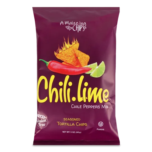 Чипси A-Maize-ing Chips, Смак Лайму І Чилі, в/ґ, 150г