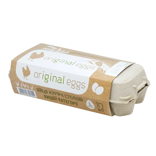 Яйця курячі Ясенсвіт Original eggs С0 10шт