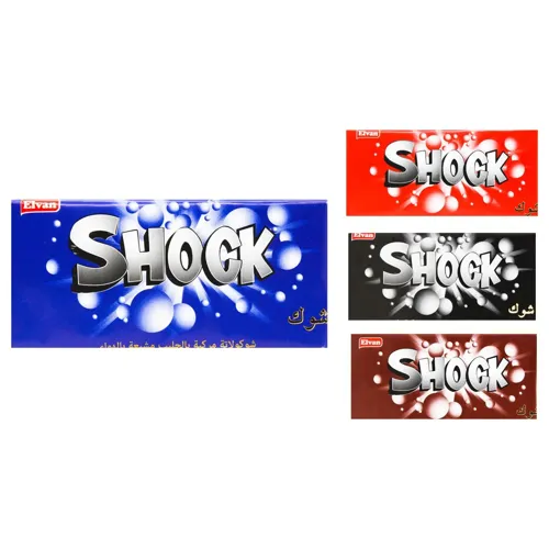 Шоколад Elvan Shock молочний пористий 45г