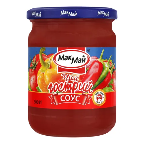 Соус пастеризований Чилі гострий МакМай с/б 500г