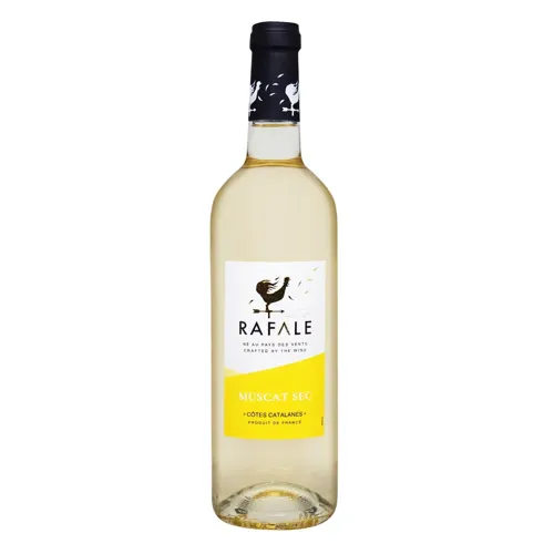 Вино Rafale Muscat Sec Cotes Catalanes біле сухе 12,5% 0,75л