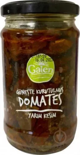 Томати в’ялені смужками в олії ТМ GALEN 295г