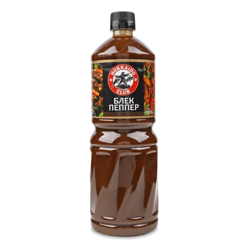 Соус Чорний Перець Hokkaido Club, Пластикова Пляшка 1л