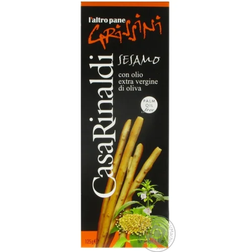 Гріссіні Casa Rinaldi з кунжутом 125г