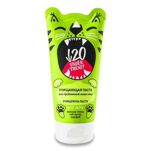 Паста Очищуюча для Обличчя Anti Acne Under Twenty, 150мл