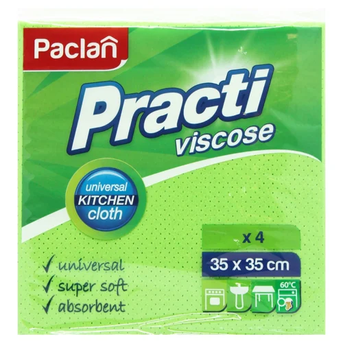 Ганчірка Paclan віскозна 35x35см 4шт