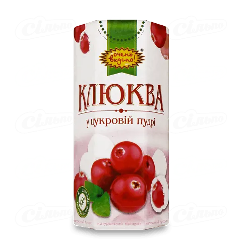 Драже Журавлина у цукровій пудрі, 65г