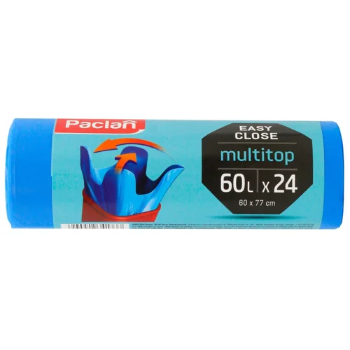 Пакети для сміття Paclan Multitop 20шт*60л