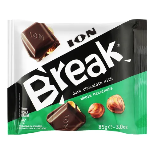Шоколад темний з цільними лісовими горіхами Break м/у 85г