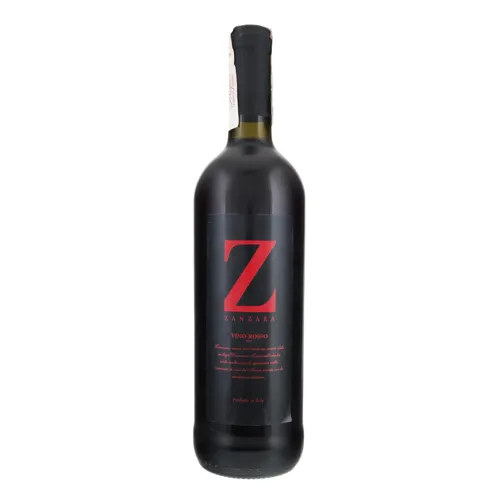 Вино 0.75л 11% червоне сухе Rosso Zanzara пл