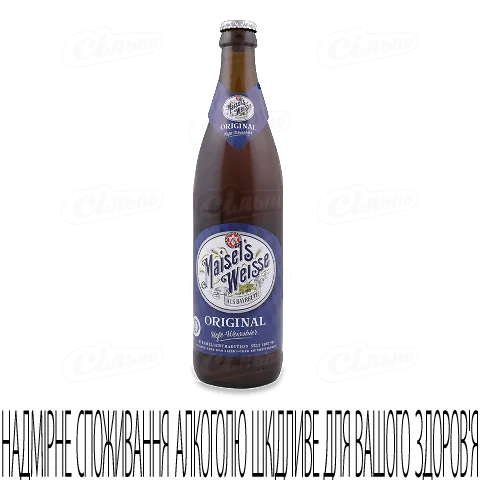 Пиво Maisel's Weisse Original янтарне нефільтроване, 0,5л