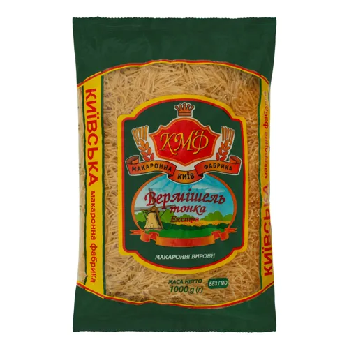 Вермішель тонка Екстра КМФ м/у 1000г