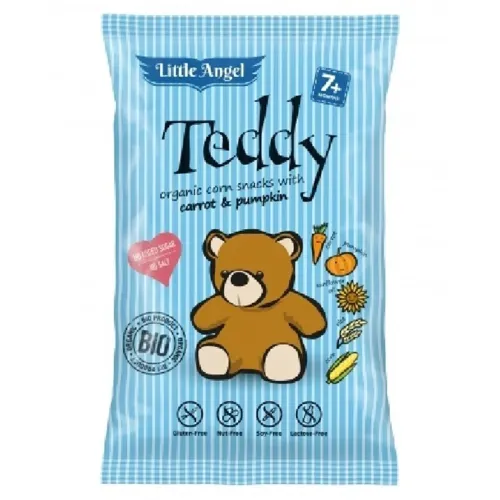 Снеки Little Angel Teddy кукурудзяні органічні 30г