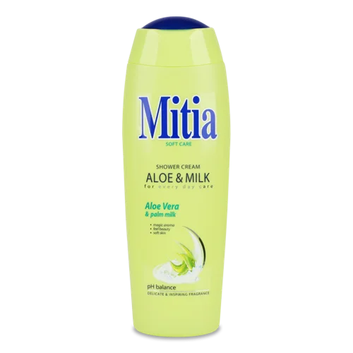 Душ Крем Aloe&Milk Mitia, В/ґ, 400мл