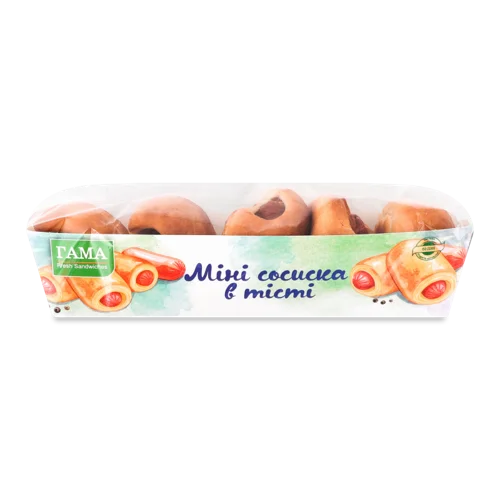 Мінісосиска В Тісті Гама Fresh Sandwiches, м/у 240г, в/ґ