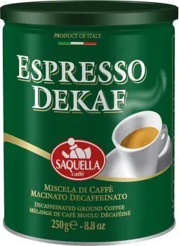 Кава мелена SAQUELLA Espresso Dekaf 250г
