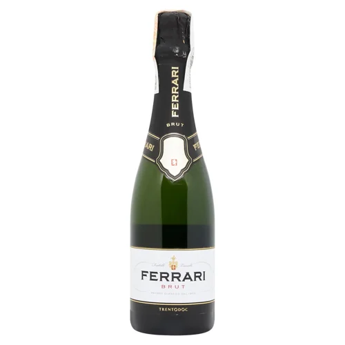 Вино ігристе Ferrari Brut біле брют 12,5% 0,375л