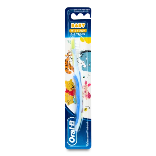 Зубна Щітка Для Дітей Від 0 До 2 Років Екстра М'яка Baby Oral-B, 1шт