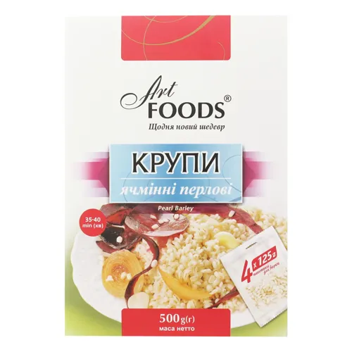 Крупа ячмінна перлова Art Foods 500г