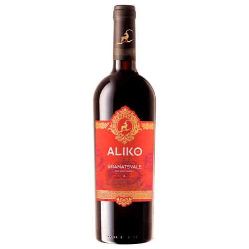Напій винний Aliko C&W Гранат червоний напівсолодкий 9-12% 0,75л