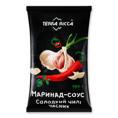 Соус Солодкий Чилі-Часник Terra Ricca, м/у 100г