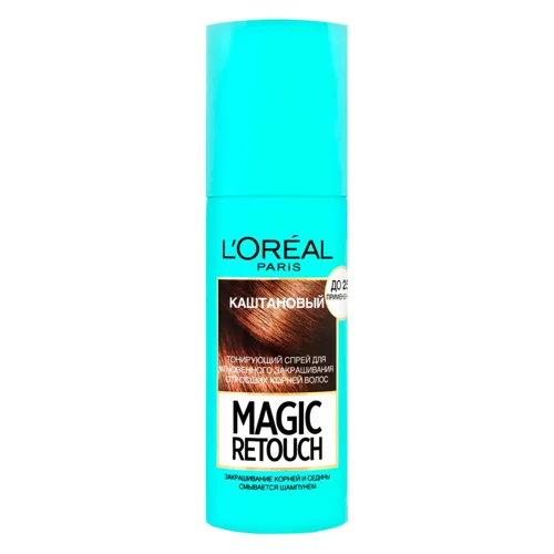 Спрей тонуючий L'oreal Paris Magic Retouch Roots Каштановий 75мл