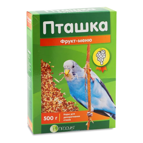 Корм Для Декоративних Птахів Пташка Фрукт-Меню Натуральний 500г