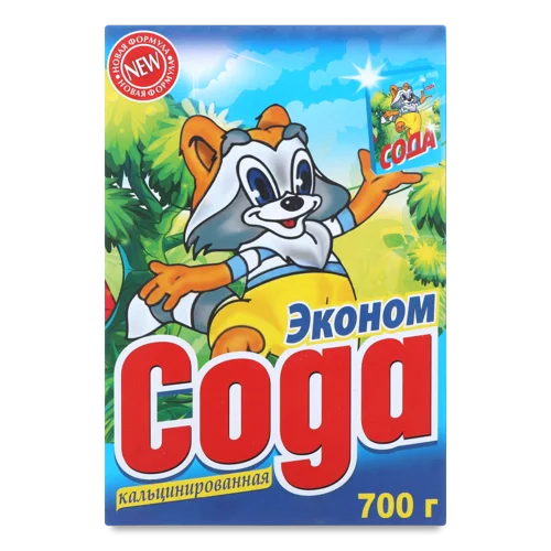 Кальцинована сода, Економ Wash Power System, картонна упаковка 700 г
