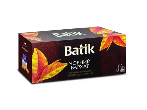Чай Batik Чорний бархат 25 шт. 50г