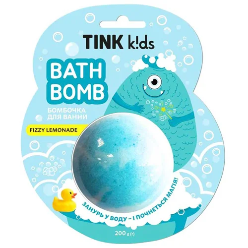 Бомбочка для ванни Tink Kids Fizzy Lemonade 200г
