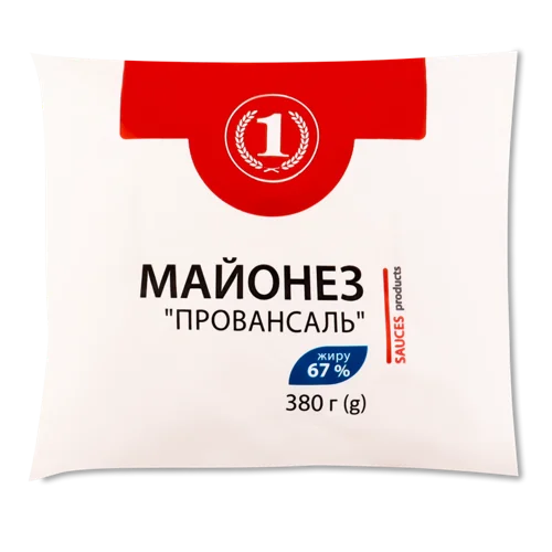 Майонез Вищого Ґатунку Провансаль ТМ '1' в/ґ, 380г