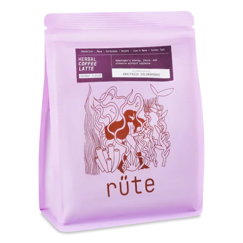 Цикорій з кокосовим молоком та грибами і маки перуанської, натуральна оболонка, в/ґ, 250г