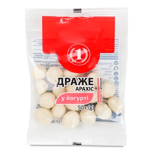 Драже Арахіс У Йогурті, ТМ '1', в/ґ, 50г