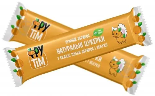 Цукерки натуральні "Фрутiм яблучно-абрикосові" 20 гр