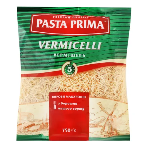 Макаронні вироби Pasta Prima вермішель 750г