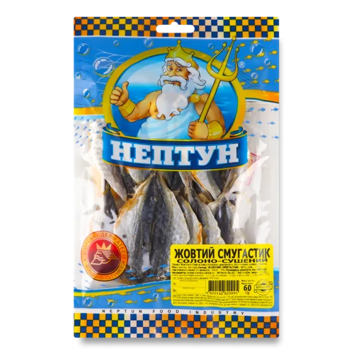 Солено-Сушений Жовтий Смугастик Нептун, м/у, 60г