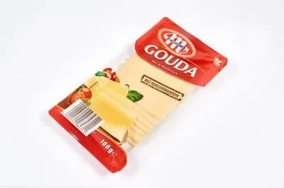 Сир Гауда 45% 100г нарізка вищого ґатунку Млековіта